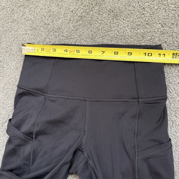 Lululemon Women Fast  Free HR Tight 25” Nulux LW5BXQS Black Size 2 - Picture 5 of 8